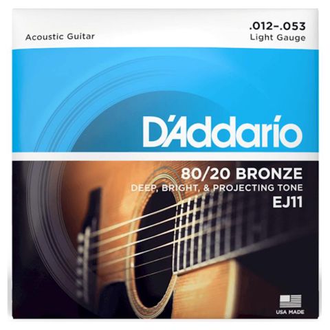 D-Addario EJ11 80/20 Bronze 12-53 Light — Bakı