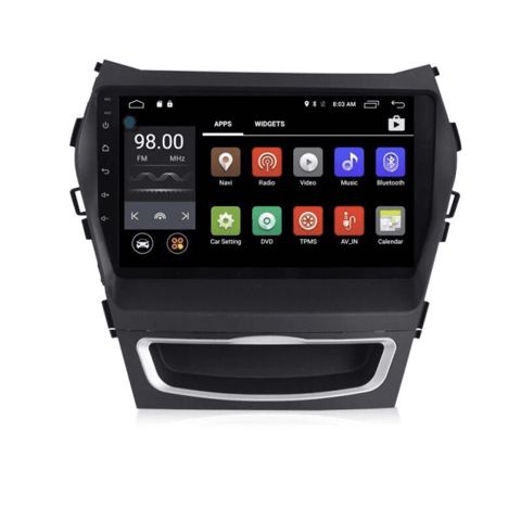 Avtomobil üçün monitor Android King Cool TS7 2/32GB & Carplay For Hyundai Santa FE 2013-2017 Amplifier