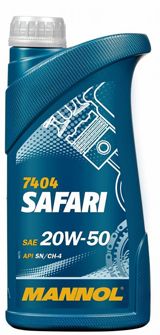 Mühərrik yağı Mannol Safari SAE 20W-50 1L Special — Моторные масла