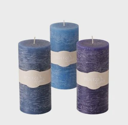 Şam Boltze 15 sm Dark blue Petrol colour-mix 1 ədəd — Eviniz üçün ətirləri, şamlar və şam tutacaqları, Bakı