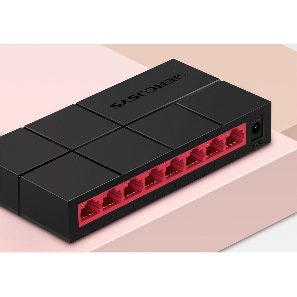 Kommutator Mercusys Lan Switch MS108G — Routerlər, Bakı (3)