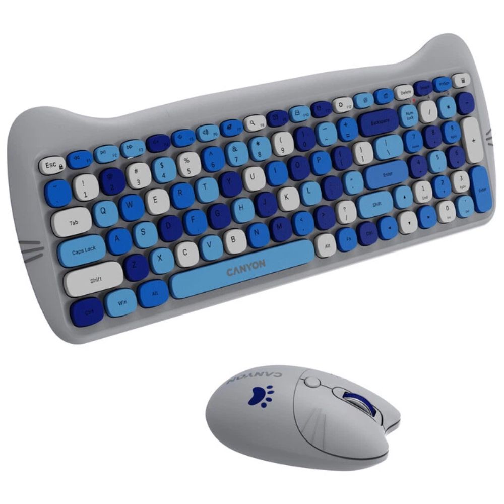 Klaviatura Canyon Combo Blue CNS-HSETW6BL — Klaviaturalar və siçanlar, Bakı (3)