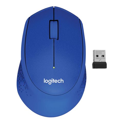 Simsiz kompüter siçanı Logitech M330 Silent Plus, Blue — Bakı