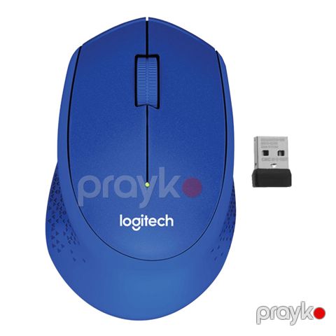 Simsiz kompüter siçanı Logitech M330 Silent Plus, Blue — Bakı