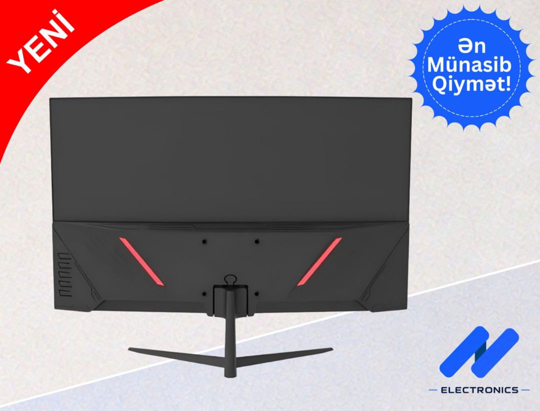 Monitor aıwa gamıng MD240K-V 24" wled curved 165Hz — Elektronika, Bakı (2)