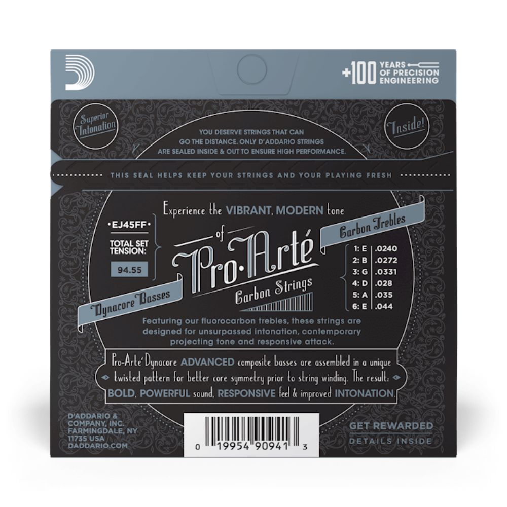 D-Addario Pro-Arte Carbon EJ45FF Normal Tension — Musiqiə alətləri, Bakı (3)