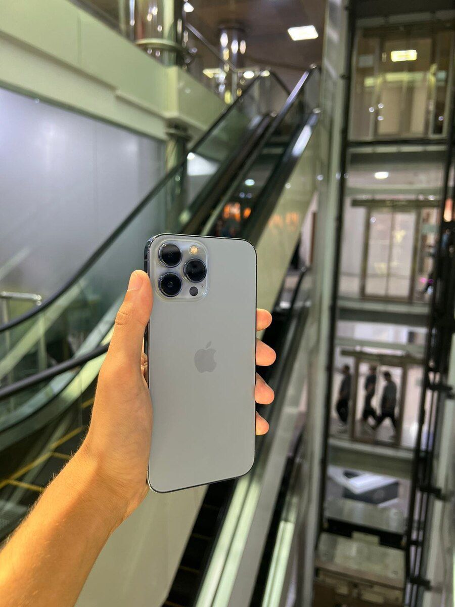 Apple iPhone 13 Pro Max Sierra Blue 128GB/6GB — Smartfonlar, Bakı
