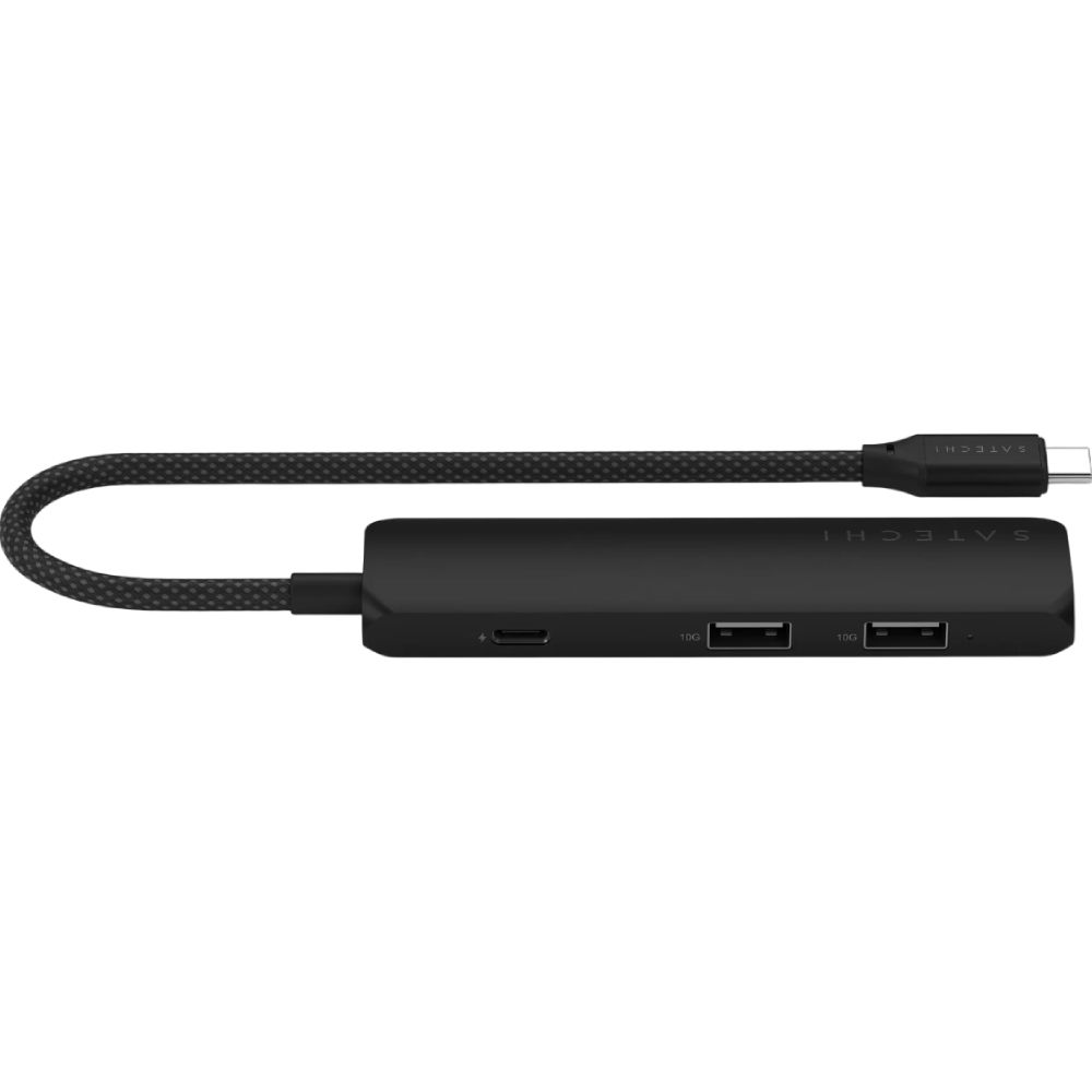 USB Hub Satechi 4in1 USB Type-C 4K ST-P4SK Black — Kompüterlər və noutbuklar, Bakı (2)