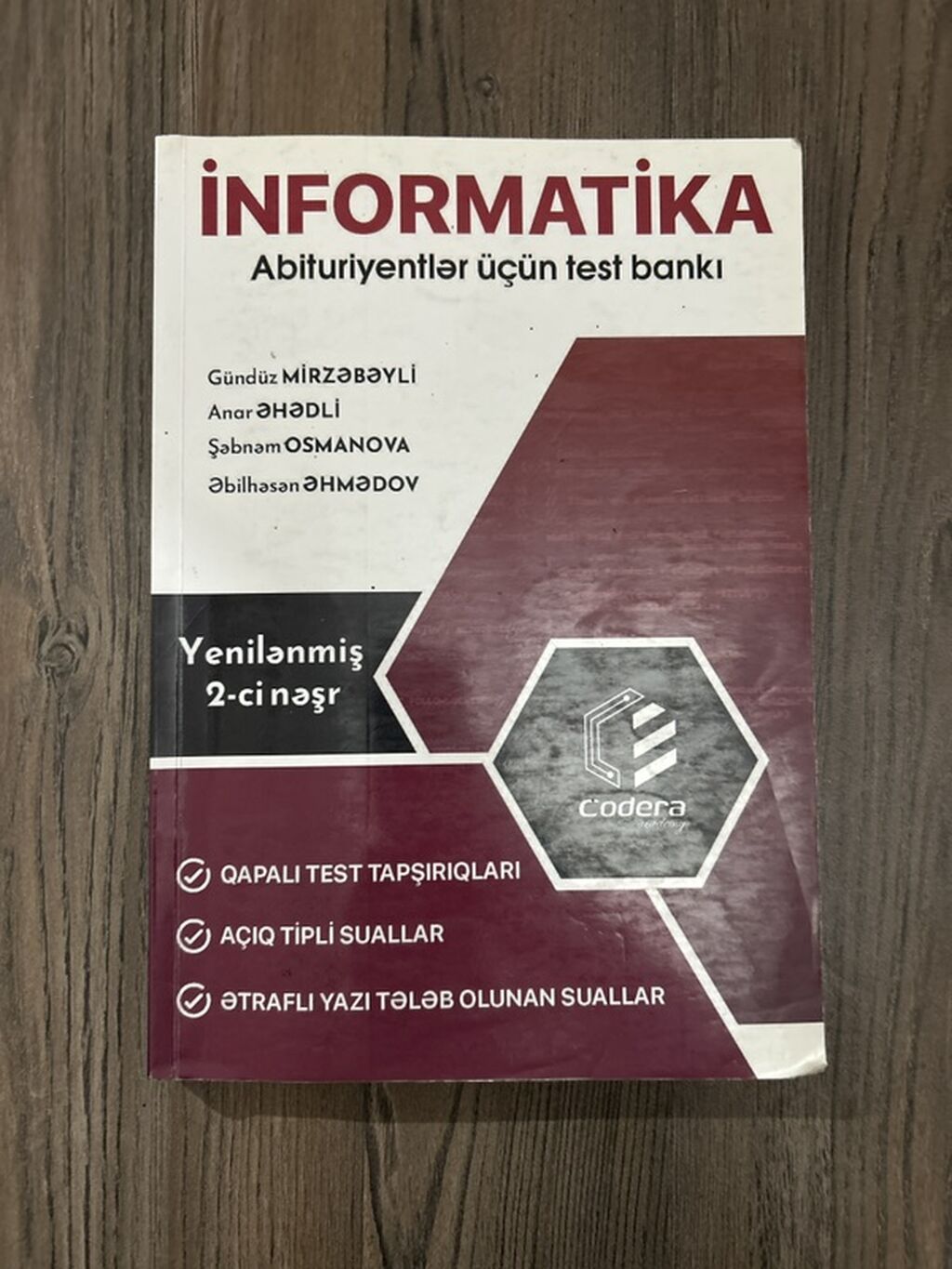 Məhsul: “İnformatika – Abituriyentlər üçün test bankı” (Yenilənmiş — Kitablar, Bakı