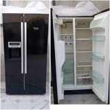 İşlənmiş 2 qapılı Hotpoint Ariston Soyuducu Satılır, rəng - Qara, Dispenserli — Mallar