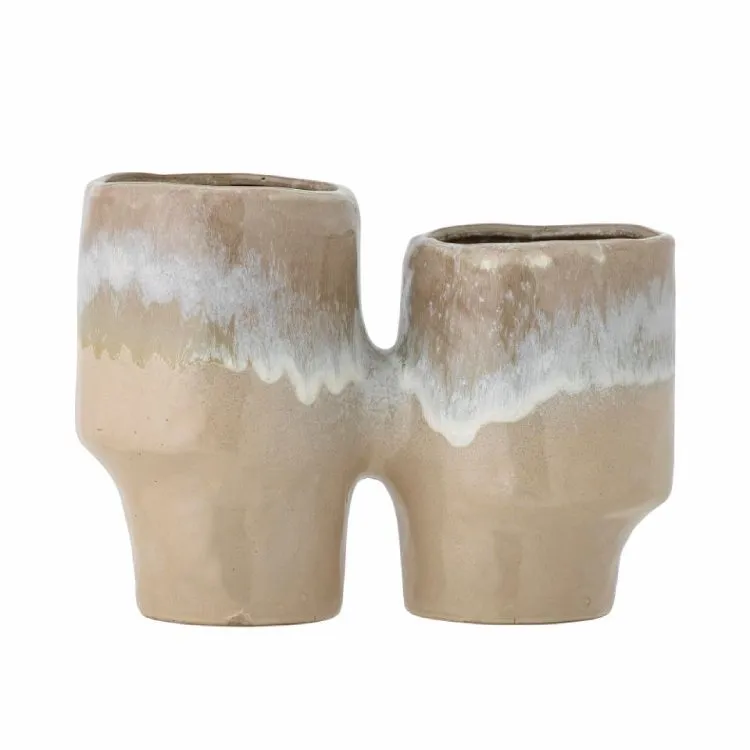 Dibçək Bloomingville Maiak Stoneware Brown 23x16x11 sm — Bakı