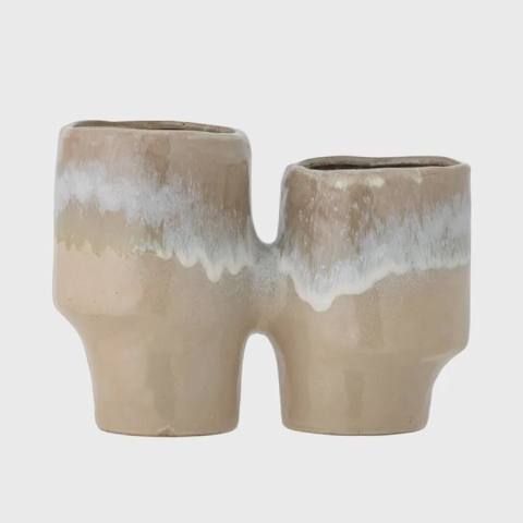 Dibçək Bloomingville Maiak Stoneware Brown 23x16x11 sm — Заттарды сақтау