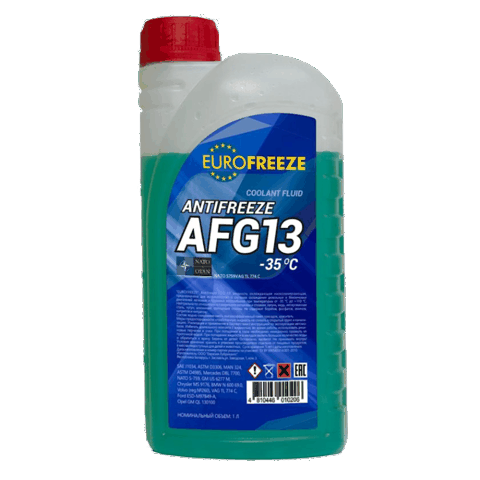 Antifriz Eurofreeze AFG 13 (-35) Yaşıl 1 lt — Bakı