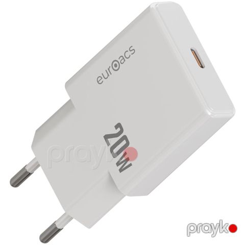 Adapter Euroacs EU-MQ335 PD 20W ACHRBA842602 White