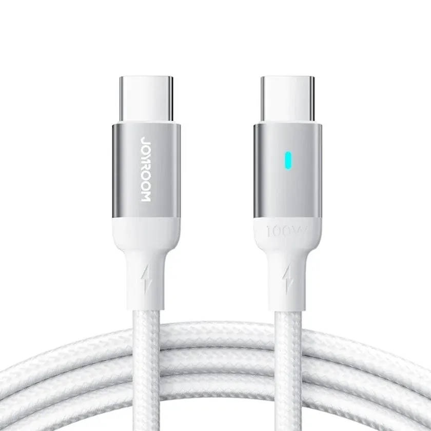 Kabel Joyroom A10 S-CC100A10 Type-C to Type-C Whıte — Ağıllı ev