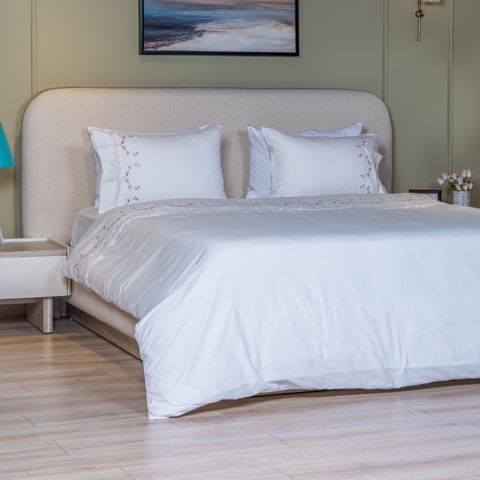 Tekstil yataq dəsti Cehizçi Laura Grand (PQ-26) White — Bakı