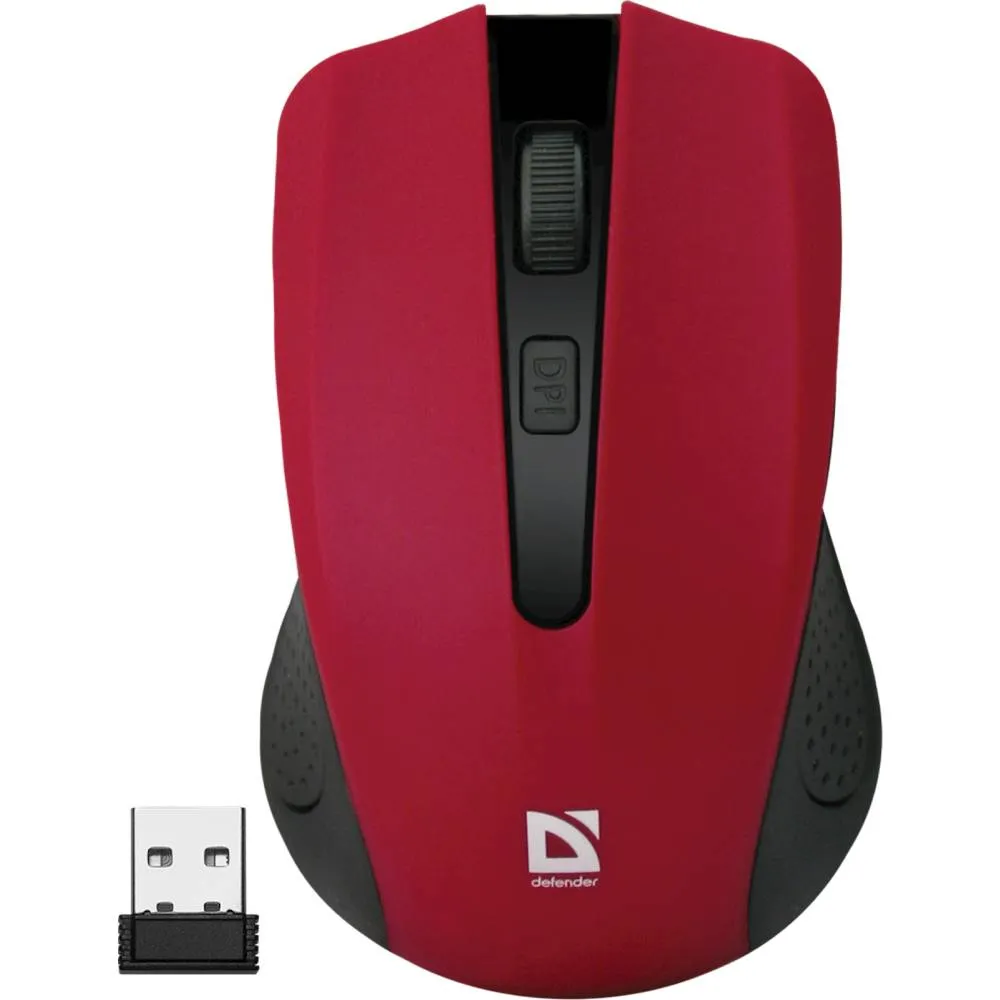 Simsiz kompüter siçanı Defender Accura MM-935 Red (52937) — Bakı