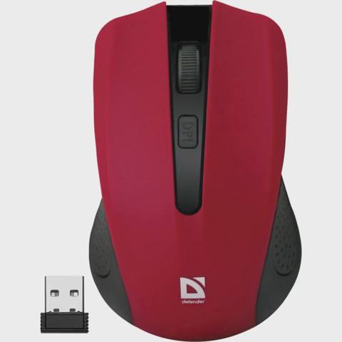 Simsiz kompüter siçanı Defender Accura MM-935 Red (52937) — Baku Electronics — Computers & Laptops