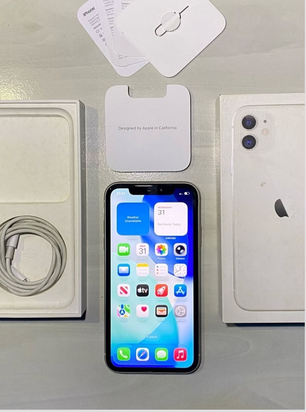 IPhone 11, 128 GB, Ağ, Zəmanət, Kredit, Simsiz şarj — Apple iPhone, Bakı (3)