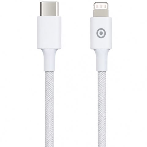 Naqil Euroacs EU-Z160 Braid USB Type-C to Lightning 1 m 27W ACHRKA859320 White — Bakı