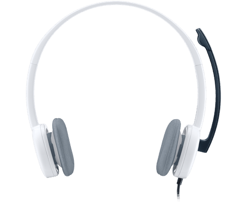 Qulaqlıq Logitech H150 Stereo Headset, Analog Emea, Cloud White (981-000350) — Bakı