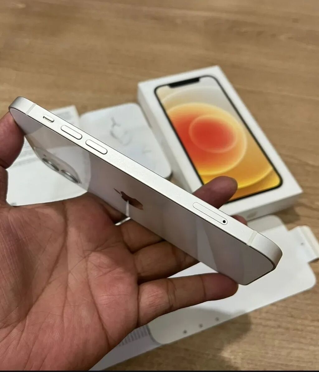 IPhone 12, 128 GB, Ağ, Zəmanət, Kredit, Simsiz şarj — Apple iPhone, Bakı (3)