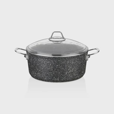 Qazan Falez Black line 32x13 sm (8699996629870) — Cookware