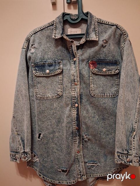 Levure brendinin cins köynəyi/gödəkçəsi - Model: Oversize kəsimli — Bakı