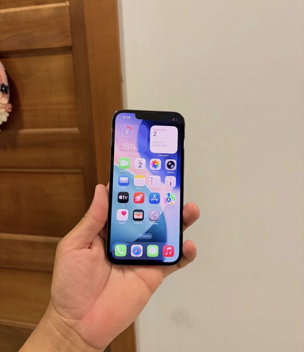 IPhone 13 Pro, 128 GB, Sierra Blue, Zəmanət, Simsiz şarj, Face ID — Apple iPhone, Bakı (2)