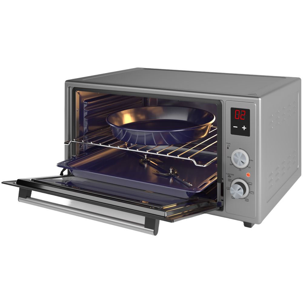 Mini-soba Hoffmann FGT4850DG Silver — Mətbəx texnikası, Bakı (3)