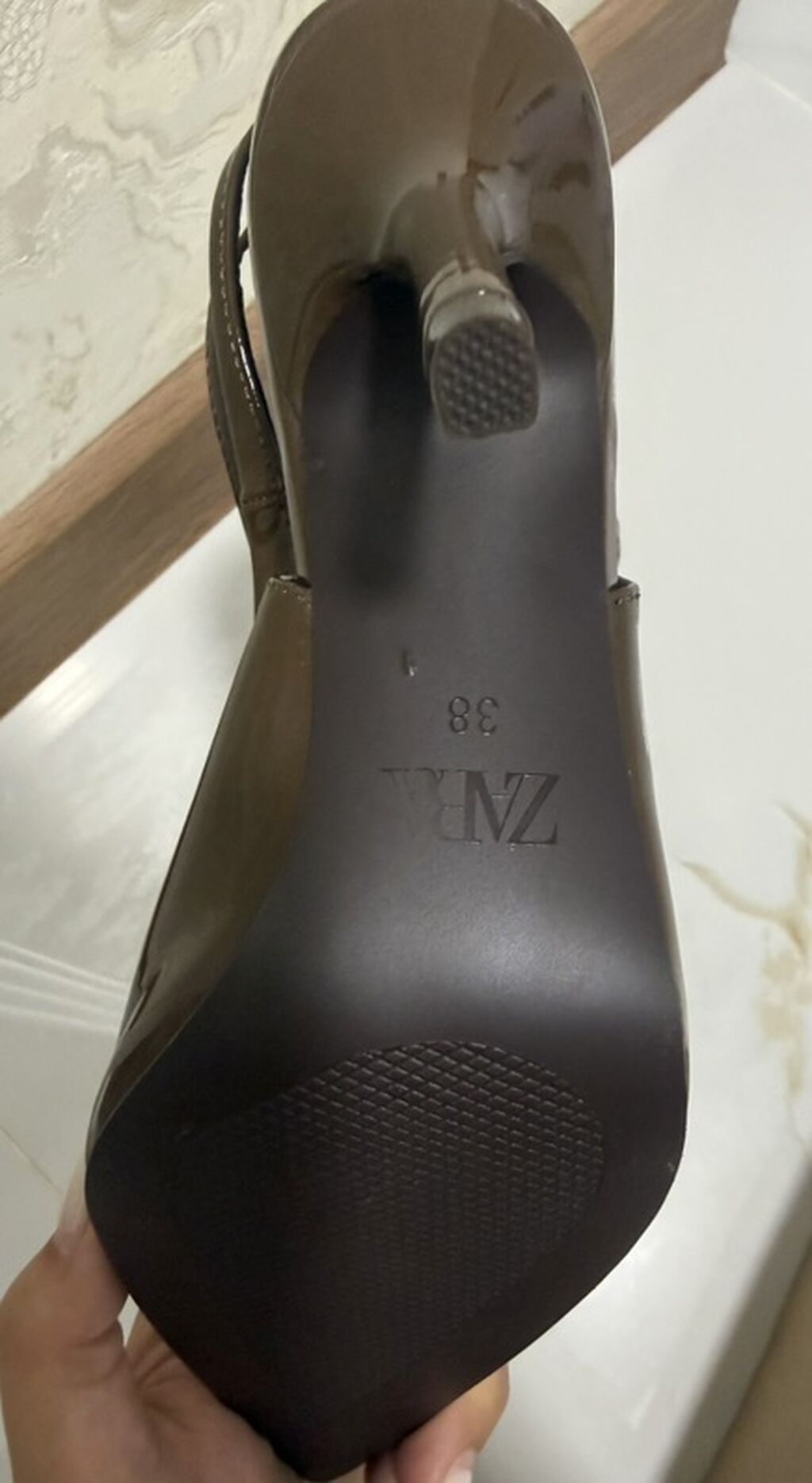 Tuflilər, Zara, Ölçü: 38, rəng - Qəhvəyi, Yeni — Şəxsi əşyalar, Bakı (4)