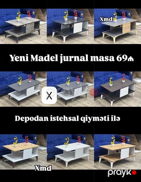 Düz masa, Açılmayan, Təkərsiz