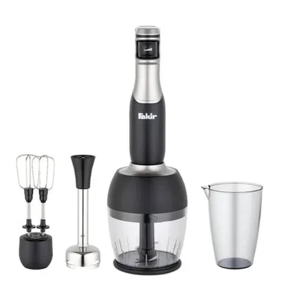 Blender Fakir Speed Lucca set Black/Silver — Blenders, choppers, and mixers