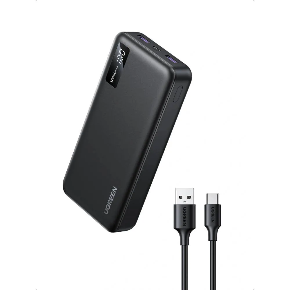 Power Bank Ugreen 20000 mAh, Two-way Fast Charging (PB312-25683) — Smart home