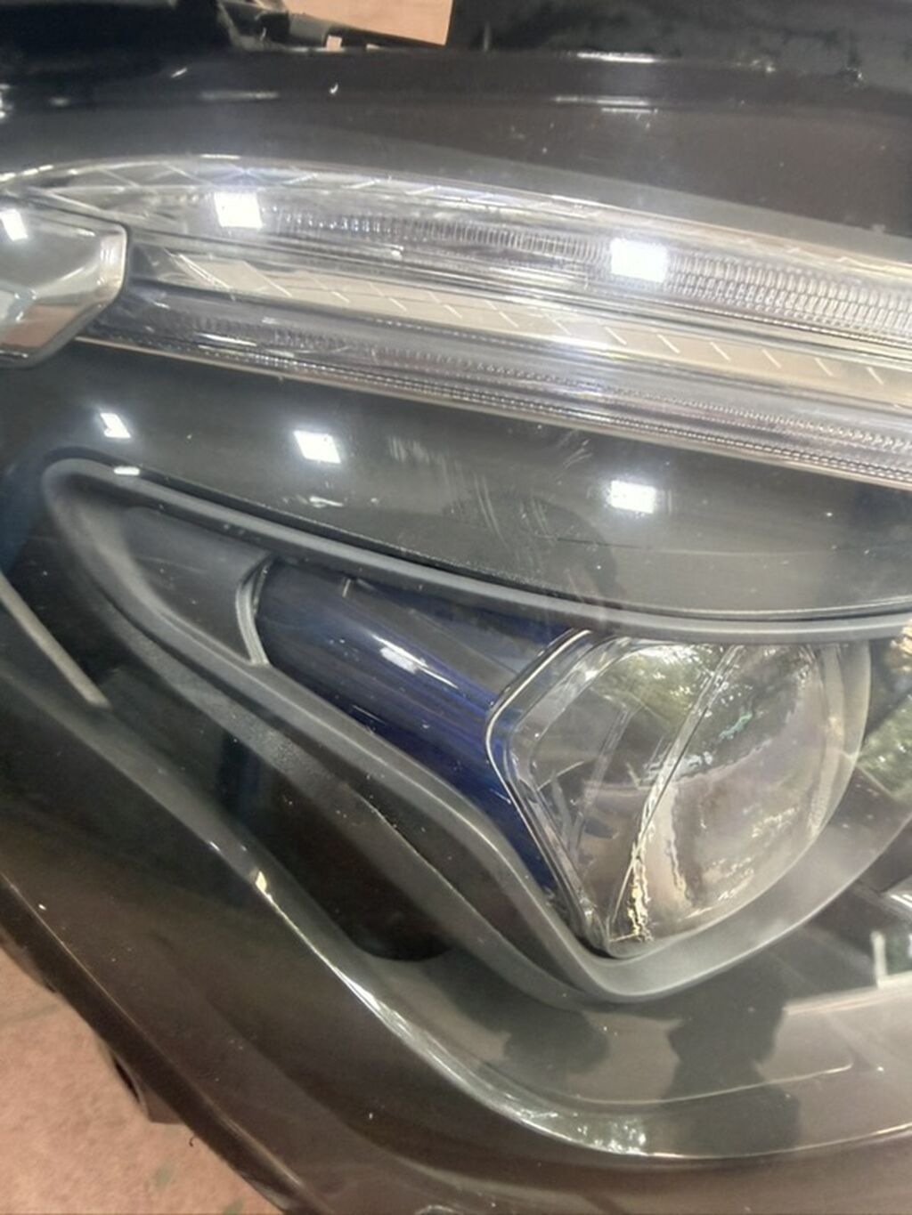 Sağ, Yaxın və uzaq vuran işıqlar Mercedes-Benz, 2021 il, Orijinal, Almaniya, İşlənmiş — Ehtiyat hissələri, Masallı (3)