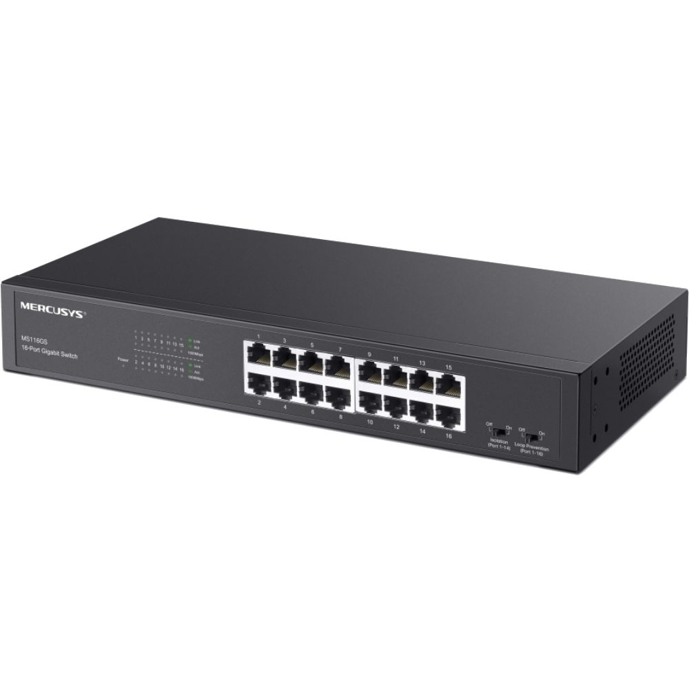 Kommutator Mercusys Lan Switch MS116GS — Routerlər, Bakı (2)