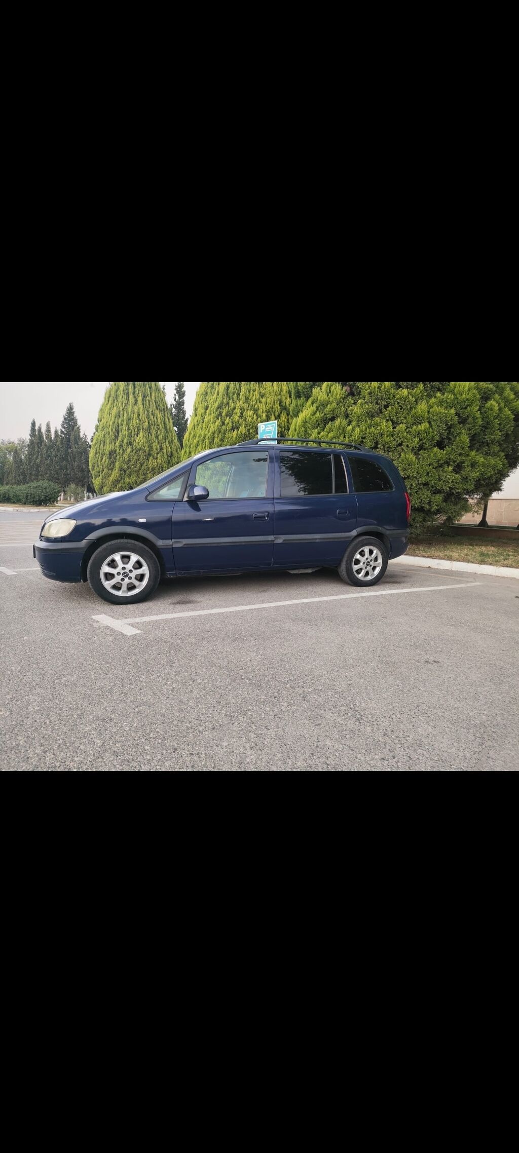 Opel Zafira A – 7 yerlik kompakt miniven - Kuzov: tünd mavi, dam — Avto, Sumqayıt (5)