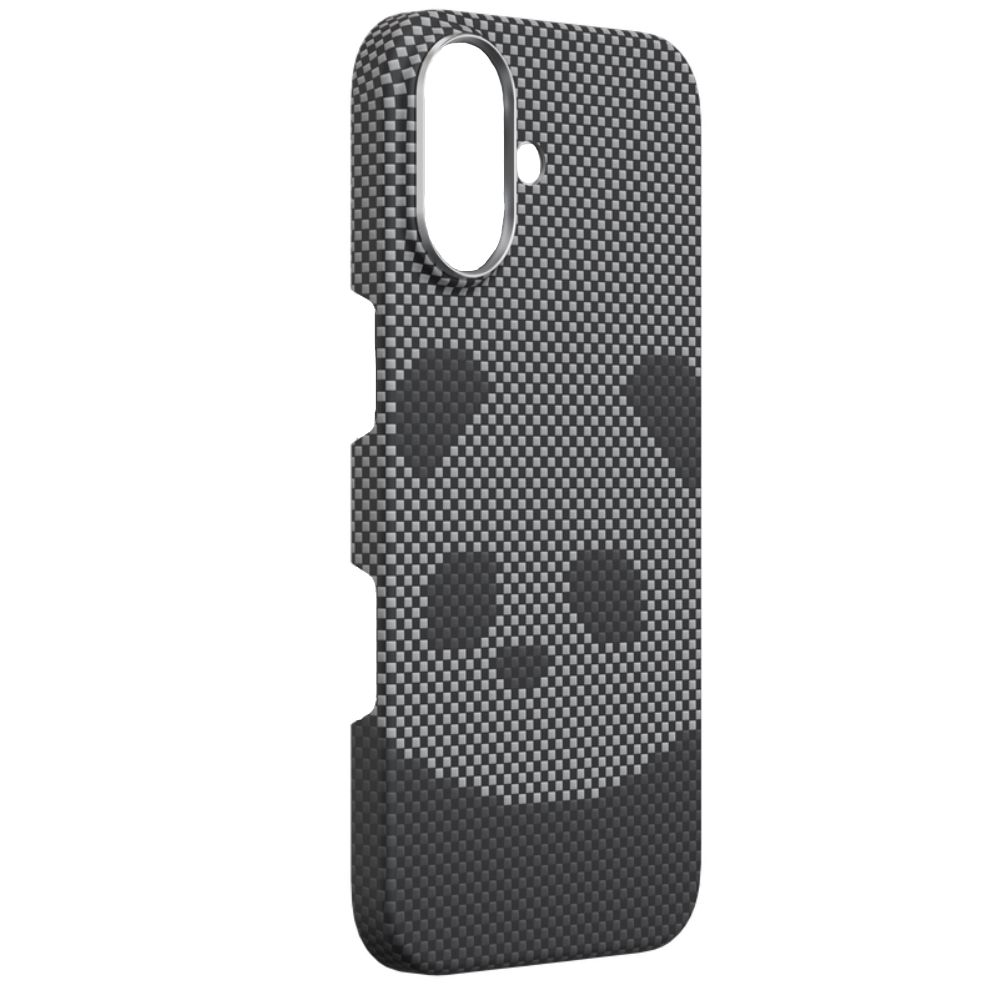 Qoruyucu örtük Comma iPhone 17 Woven Series Magnetic 6942297136786 Panda — Çexollər, Bakı (3)