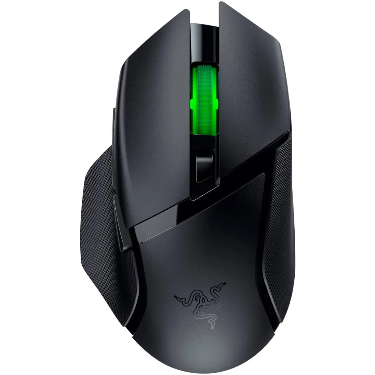 Simsiz kompüter siçanı Razer Basilisk V3 X HyperSpeed, RGB, Wl/bt, Black (RZ01-04870100-R3G1)