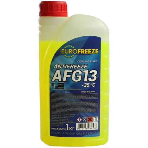 Antifriz Eurofreeze AFG 13 (-35) Sarı 1 lt — Bakı