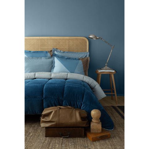 Yorğan + tekstil yataq dəsti Softly Picassa CK Indigo — Bakı
