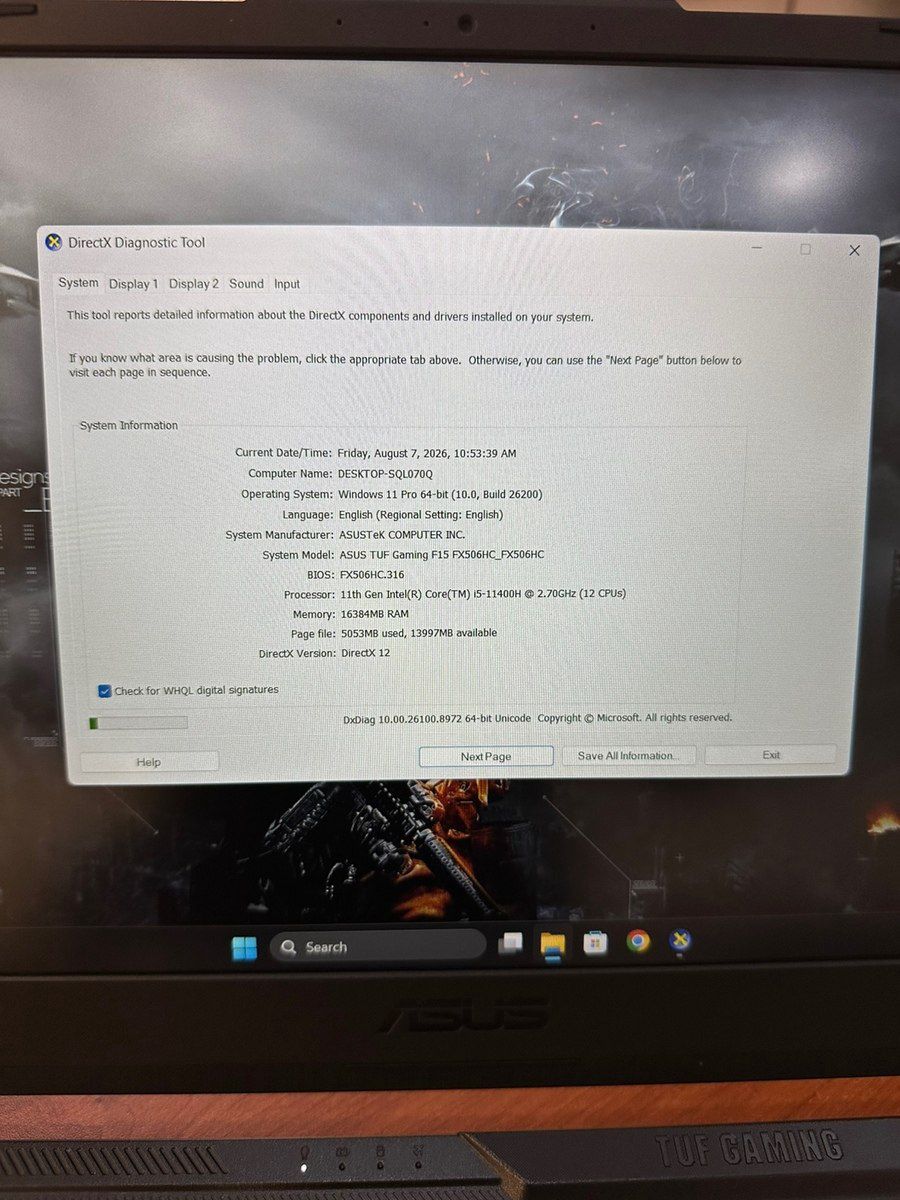 Noutbuk Asus TUF 3050 — Elektronika, Bakı (4)