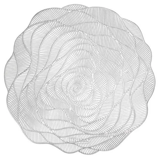 Boşqabaltı Nouvelle Home Аjoure (silver) 38 sm (9903301-2) — Süfrə qabları