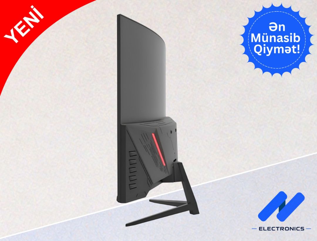 Monitor aıwa gamıng MD240K-V 24" wled curved 165Hz — Elektronika, Bakı (3)