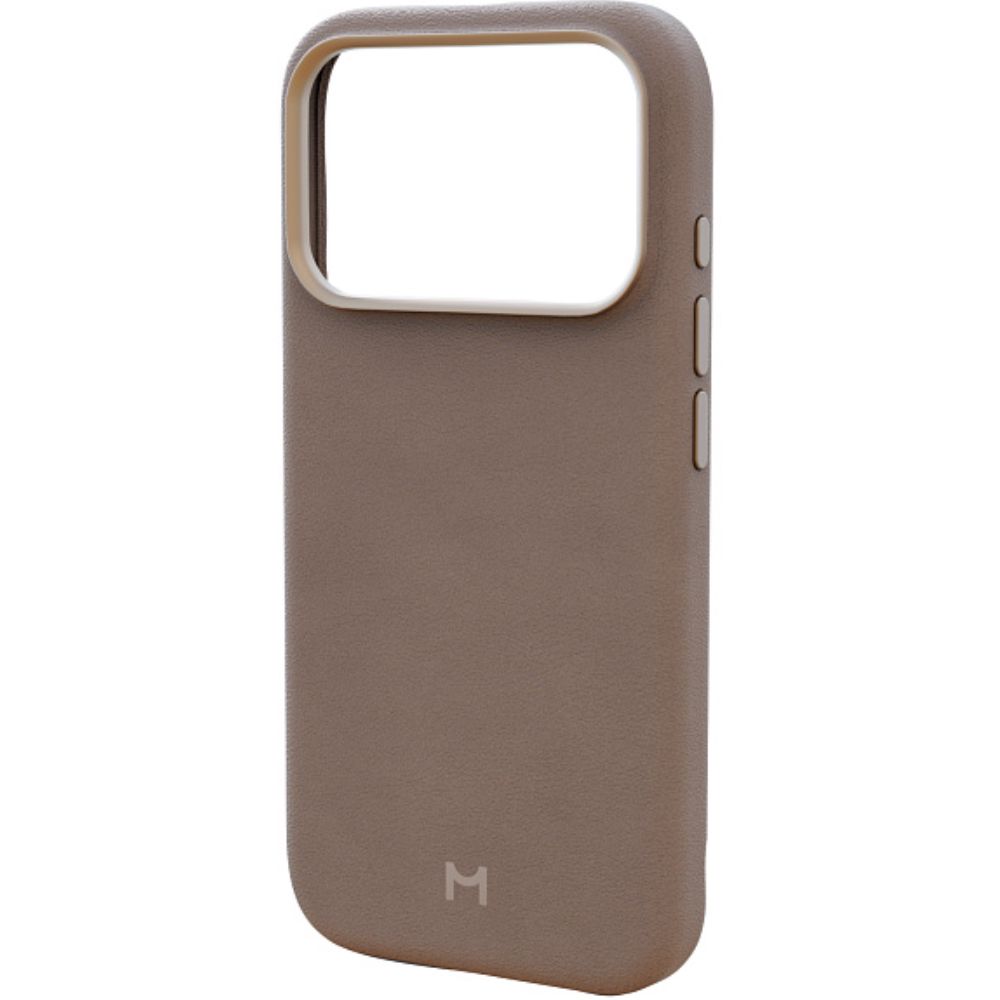 Qoruyucu örtük Magssory iPhone 17 Pro Eco-Leather CLT044 Latte — Çexollər, Bakı (2)