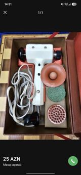 Masaj aparatı – elektrikli, naqilli model. Komplekt: Massaj aparati — Elnut
