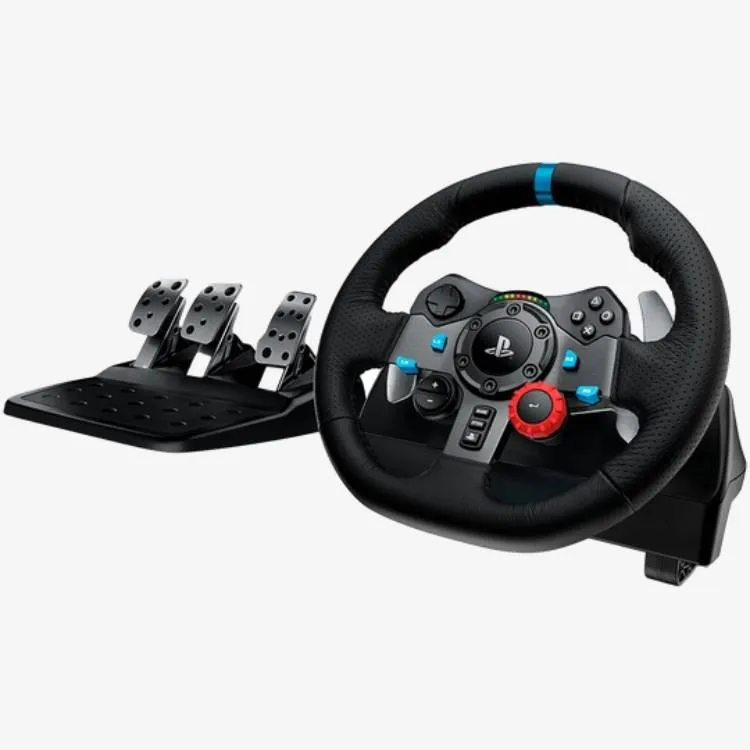 Oyun sükanı Logitech G29 Driving Force Racing Wheel, PlayStation 5/PlayStation 4, USB, qara (L941-000112) — Bakı