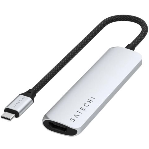 USB Hub Satechi 4in1 USB Type-C 4K ST-P4SS Silver — Bakı