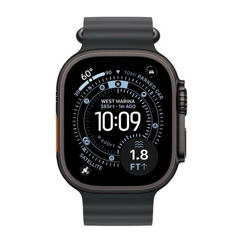 Apple Watch Ultra 3 49mm (Black Titanium, Black Ocean Band)