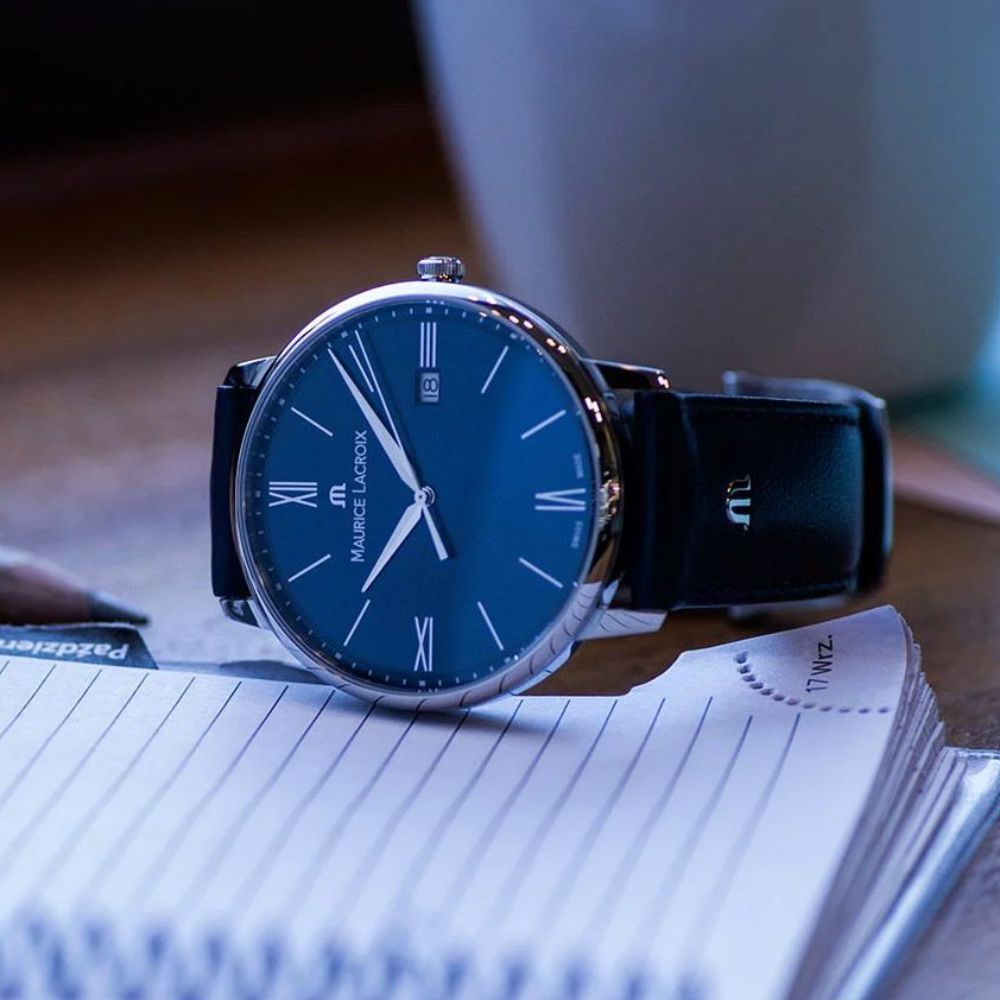 Saat Maurice Lacroix Eliros Date EL1118-SS001-410-4 Blue — Saatlar, Bakı (3)